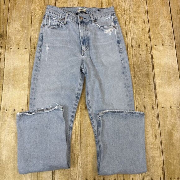 Citizens Of Humanity Premium Vintage Jeans Women Demy Cropped Flare Light Wash - Picture 1 of 16